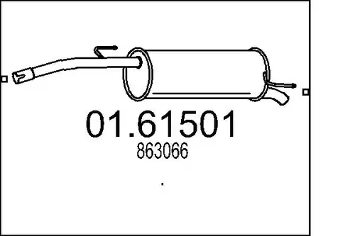 крайно гърне MTS 01.61501