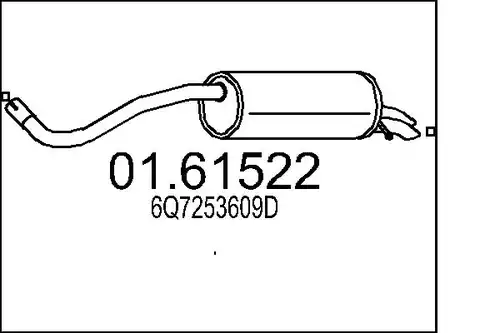 крайно гърне MTS 01.61522