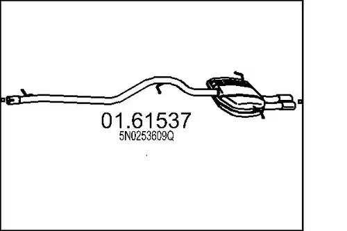 крайно гърне MTS 01.61537