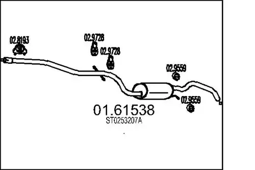 крайно гърне MTS 01.61538