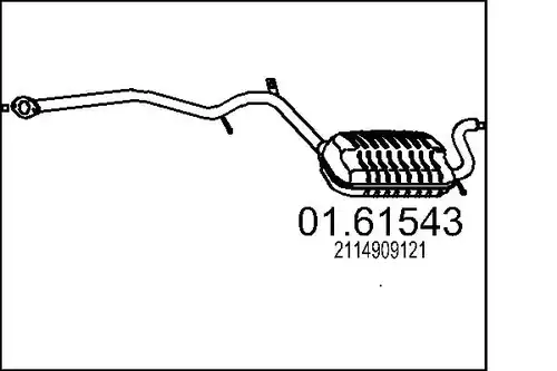 крайно гърне MTS 01.61543