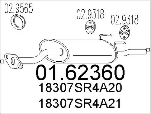 крайно гърне MTS 01.62360