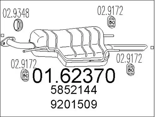 крайно гърне MTS 01.62370