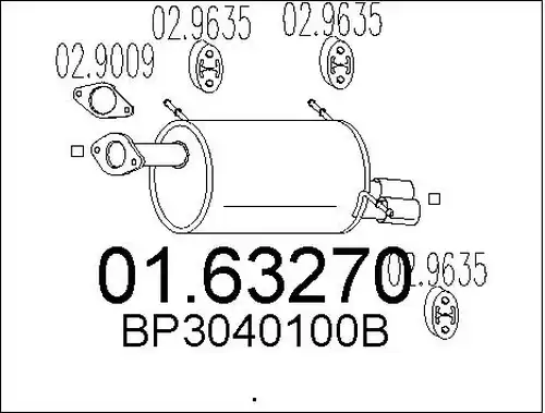 крайно гърне MTS 01.63270