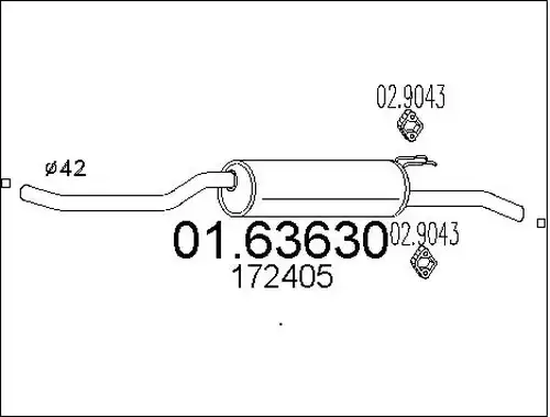 крайно гърне MTS 01.63630