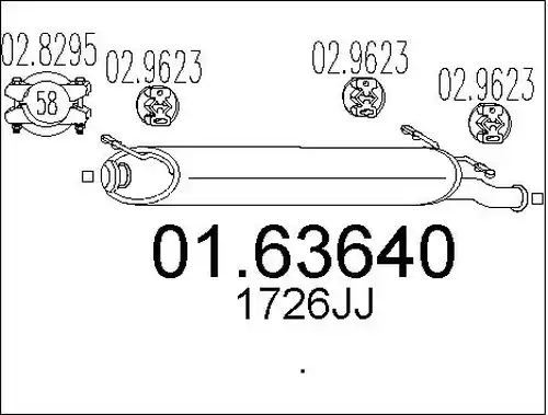 крайно гърне MTS 01.63640