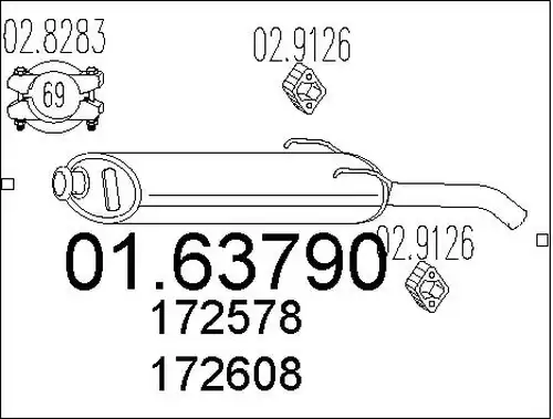 крайно гърне MTS 01.63790