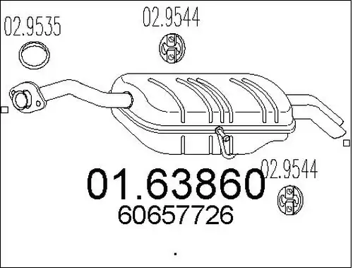 крайно гърне MTS 01.63860