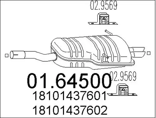 крайно гърне MTS 01.64500