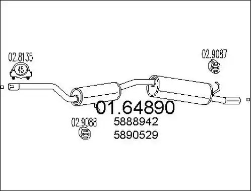 крайно гърне MTS 01.64890