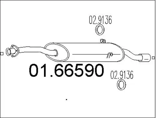 крайно гърне MTS 01.66590