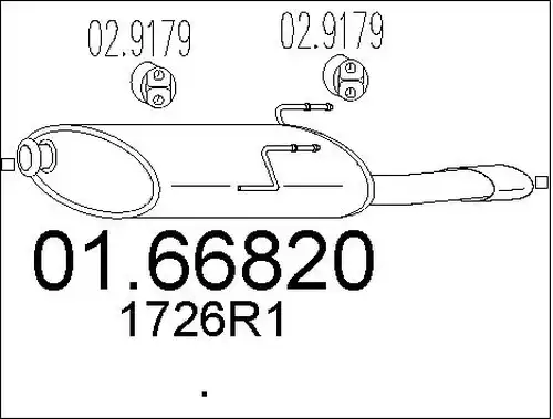 крайно гърне MTS 01.66820