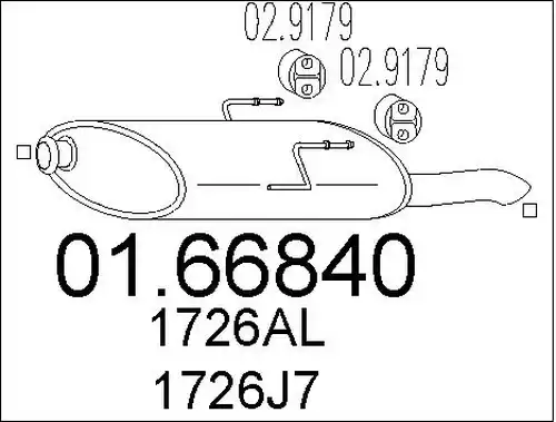 крайно гърне MTS 01.66840