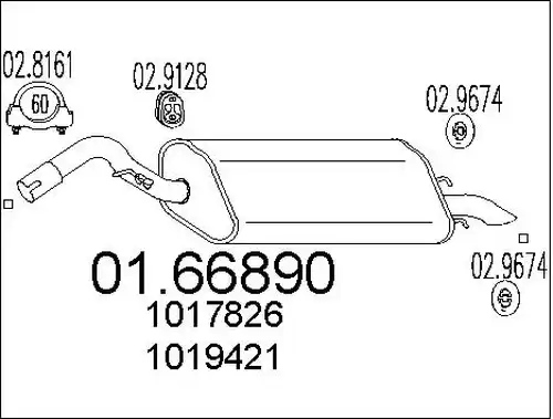 крайно гърне MTS 01.66890