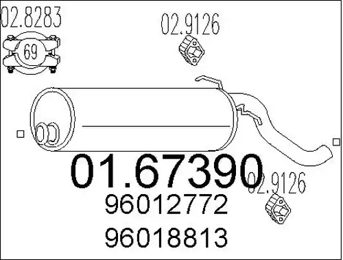 крайно гърне MTS 01.67390