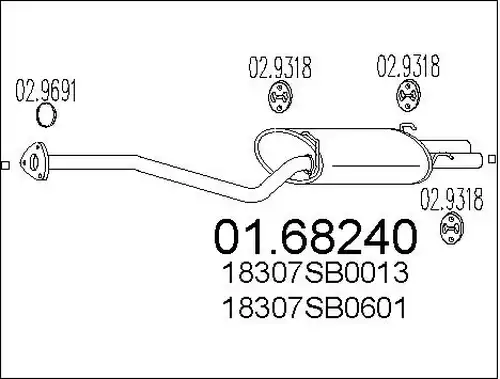 крайно гърне MTS 01.68240