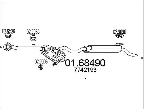 крайно гърне MTS 01.68490