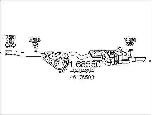 крайно гърне MTS 01.68580