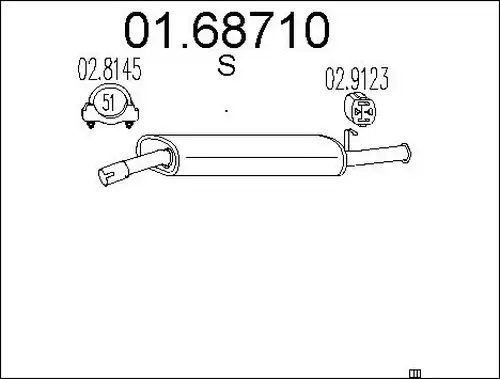 крайно гърне MTS 01.68710