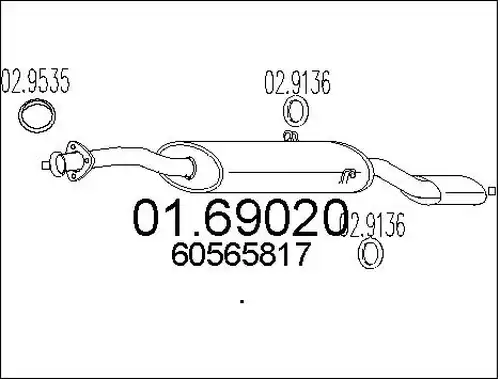 крайно гърне MTS 01.69020