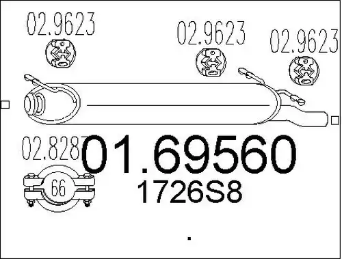 крайно гърне MTS 01.69560