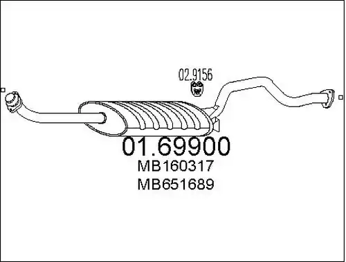 крайно гърне MTS 01.69900