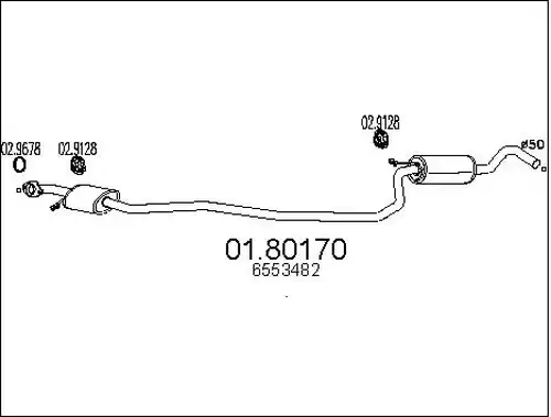 средно гърне MTS 01.80170