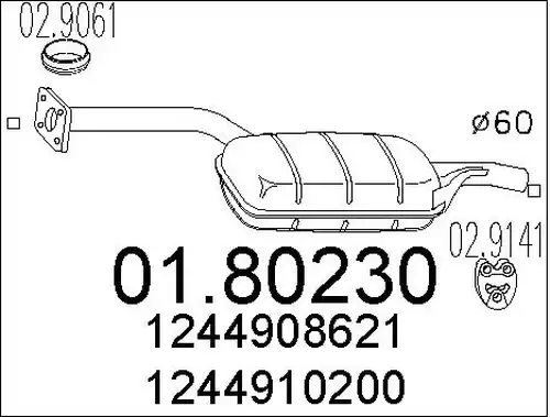 средно гърне MTS 01.80230