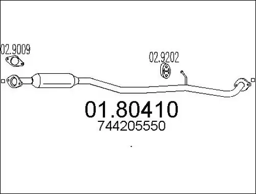 средно гърне MTS 01.80410