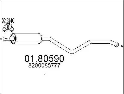 средно гърне MTS 01.80590