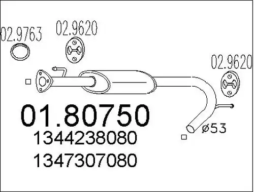 средно гърне MTS 01.80750