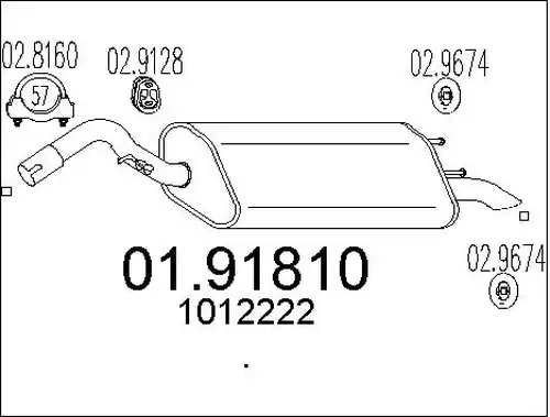 крайно гърне MTS 01.91810