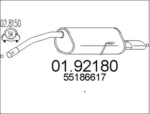 крайно гърне MTS 01.92180