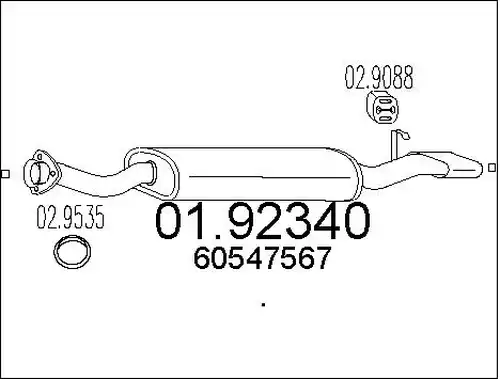 крайно гърне MTS 01.92340