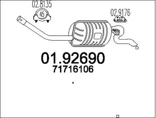 крайно гърне MTS 01.92690