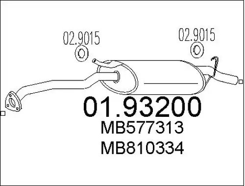 крайно гърне MTS 01.93200