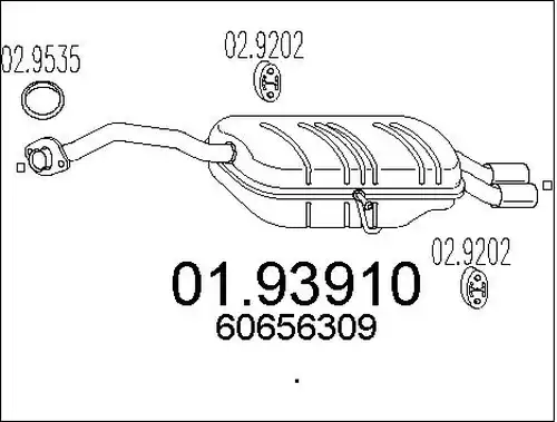 крайно гърне MTS 01.93910