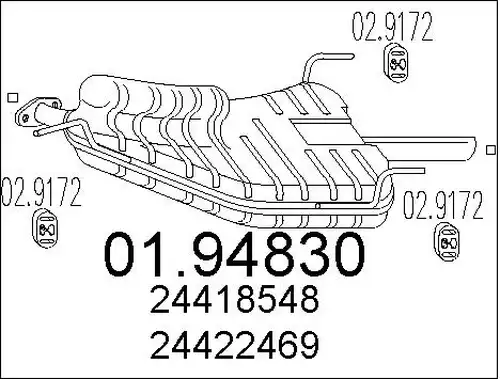 крайно гърне MTS 01.94830