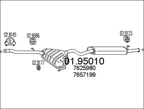 крайно гърне MTS 01.95010