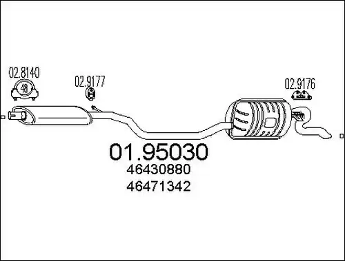 крайно гърне MTS 01.95030