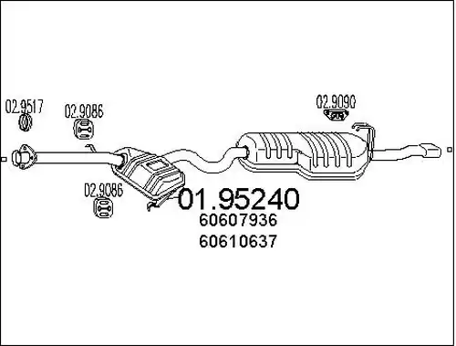 крайно гърне MTS 01.95240