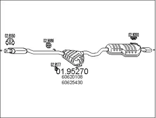 крайно гърне MTS 01.95270