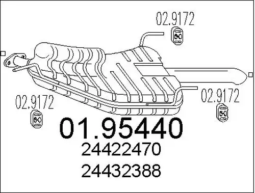 крайно гърне MTS 01.95440