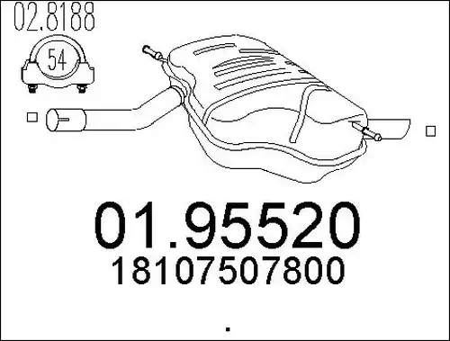 крайно гърне MTS 01.95520