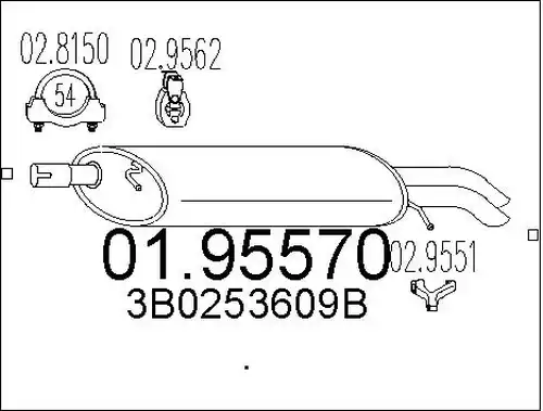 крайно гърне MTS 01.95570