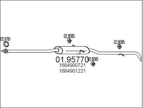 крайно гърне MTS 01.95770