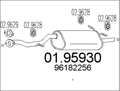 крайно гърне MTS 01.95930