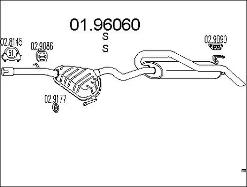 крайно гърне MTS 01.96060