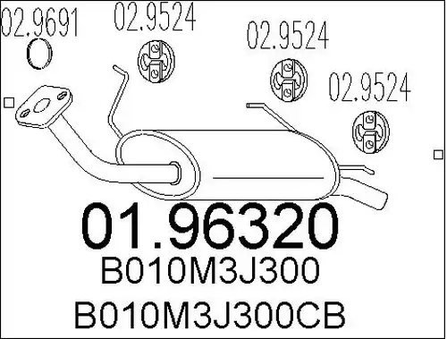 крайно гърне MTS 01.96320