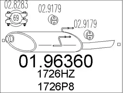 крайно гърне MTS 01.96360